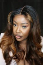 13x6 Glueless Hd Brown Ombre Wig Body Wave-HD39 - Image 2