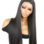 9x6 Lace Closure Wig Transparent HD Straight Hair