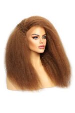 T Part Lace Wig 30# Kinky Straight Human Hair - TP08 - Image 6