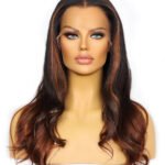 13x6 HD Lace Auburn Brown Natural Wave-HD05