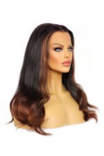 13x6 HD Lace Auburn Brown Natural Wave-HD05 - Image 2