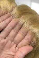 Blonde 5x5 HD Lace Closure Straight Virgin Hair for Wig Making - Image 4