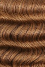 Double Drawn #30 Medium Auburn Brown Bulk Hair Loose Wave BU66 - Image 4