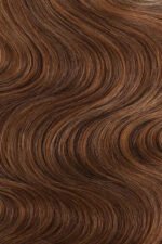 Double Drawn Auburn Brown Body Wave Bulk Hair BU60 - Image 4