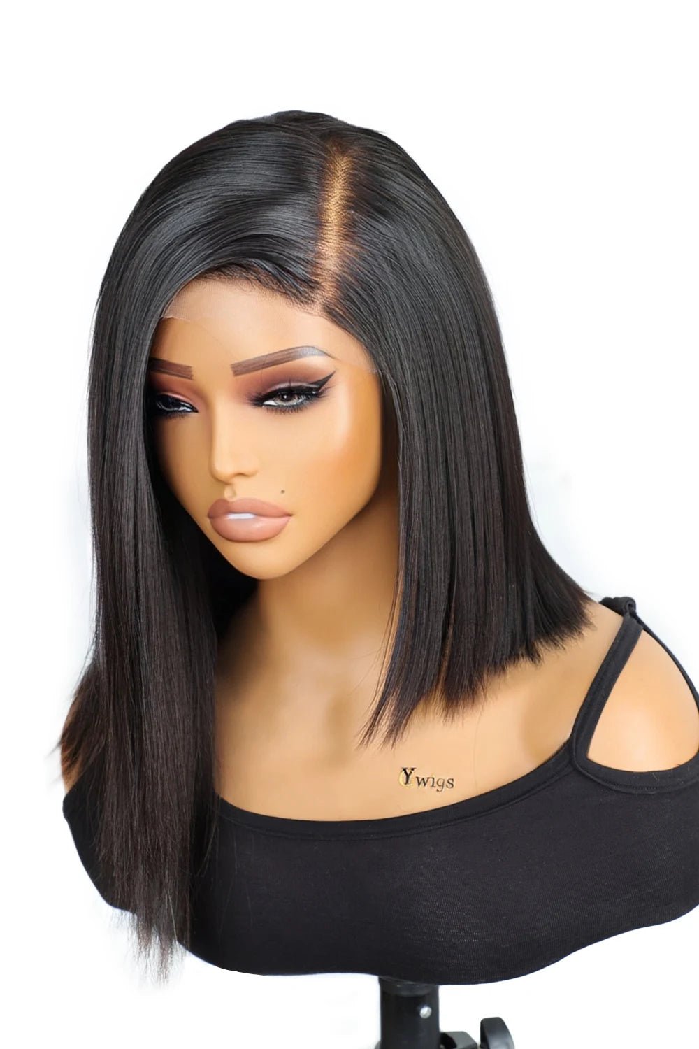 deep-side-part-5x5-hd-lace-closure-wig-black-straight-hair-glueless-left-view.jpg Deep Side Part Asymmetrical Bob 5x5 HD Lace Closure Wig - Image 1