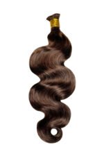 Double Drawn Dark Brown Body Wave Bulk Hair For Braiding BU59