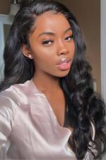 13x6 Glueless HD Lace Body Wave Natural Black-HD33 - Image 3