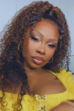 13x6 Glueless HD Lace Water Wave Brown Wig-HD32 - Image 2
