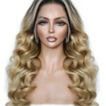 13x6 Glueless Hd Lace Strawberry Blonde Wig Body Wave-HD62