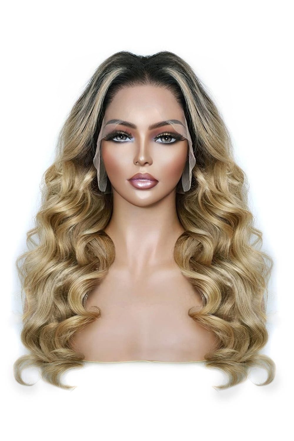 glueless-hd-lace-strawberry-blonde-wig-body-wave-hd62.jpg 13x6 Glueless Hd Lace Strawberry Blonde Wig Body Wave-HD62 - Image 1