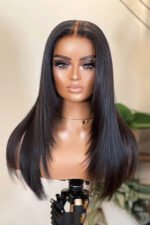 13x6 HD Glueless Wig Feather Straight - HD02 - Image 9