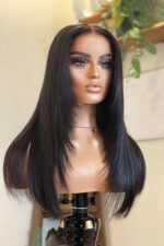 13x6 HD Glueless Wig Feather Straight - HD02 - Image 4