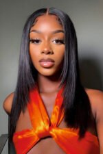 13x6 HD Glueless Wig Feather Straight - HD02 - Image 7