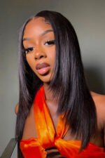 13x6 HD Glueless Wig Feather Straight - HD02 - Image 8