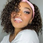 Lace Headband Wig Deep Wave Highlight Brown 12 Inch Bob Human Hair