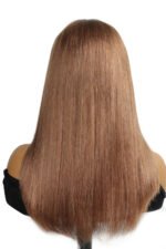 Layered Wolf Cut Skunk Stripe Wig Blonde Highlights Glueless - Image 2