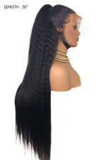 28-40 Inch HD Lace Kinky Straight Wig-LW06 - Image 5