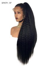 28-40 Inch HD Lace Kinky Straight Wig-LW06 - Image 6