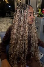 Double Drawn Medium Blonde Bulk Hair Loose Deep Wave BU38 - Image 6