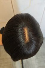 No Glue Top Lace Wigs 10 Inch YaKi Bob Human Hair Straight with Bangs - Image 11