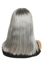 Salt and Pepper Bob 12 Inch 5x5 HD Closure Wig - Image 3