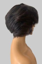 Short Body Wave Layered Bob Wig 13x6 Lace Front Natural Color - Image 2