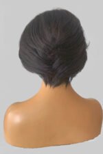 Short Body Wave Layered Bob Wig 13x6 Lace Front Natural Color - Image 3
