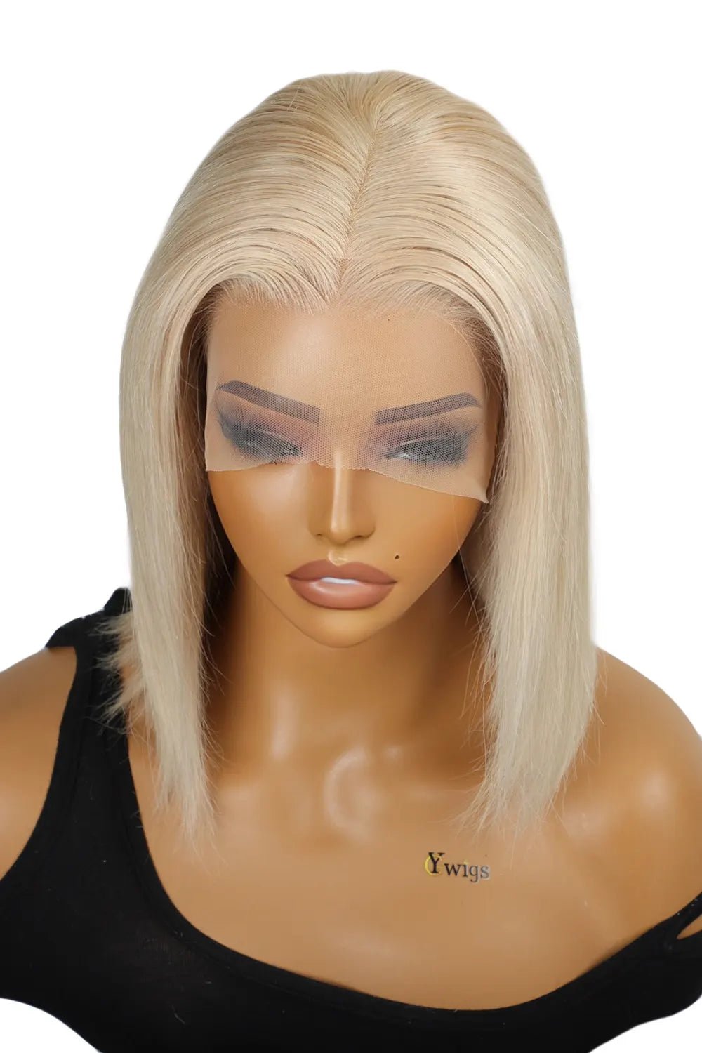 shortr-blonde-bob-blunt-cut-shoulder-length-12-inch-bone-straight-3.jpg Shortr Blonde Bob Blunt Cut Shoulder Length Bone Straight - Image 1