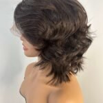 Shoulder Length Long Bob with Side Fringe Wavy 13x6 HD Glueless