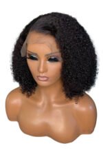 T Part Wig Side Part Bob Kinky Curly-PB40 - Image 4