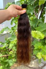 Three-tone Color 1B/4/30# Wet Wave Bulk Hair Double Drawn BU64 - Image 3
