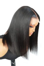 Wear and Go 6x5 Lace Frontal Wig 14 Inch Straight Bob - Image 3