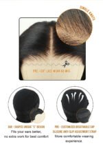 Wear and Go 6x5 Lace Frontal Wig 14 Inch Straight Bob - Image 7