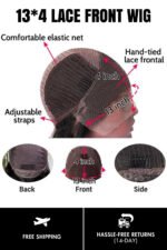 Silk Top Lace Frontal Virgin Human Hair Highlight #27 Color Bob - Image 6