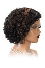 T Part Lace Wig Highlight Curly Bob-PB38 - Image 4