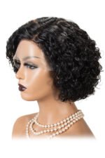 T Part Lace Wig Highlight Curly Bob-PB38 - Image 5