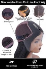 Pixie Cut Wig HD Lace Wave Human Hair Brown Pink Gray - Image 7