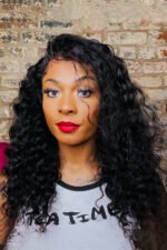 13x6 Glueless HD Lace Deep Wave Human Hair - HD46