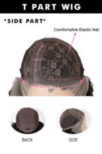 T Part Lace Wig Highlight Straight Bob-PB41 - Image 8
